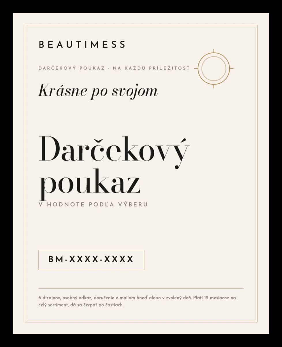 Darčekový poukaz Beautimess