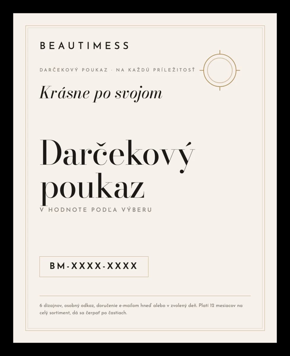Darčekový poukaz Beautimess